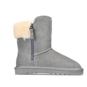 NIB Style & Co Maevee Faux Fur Lined Suede Booties